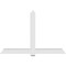 Ekena Millwork Eugene Architectural Grade PVC Gable Bracket, 84"W x 56"H x 4"D x 6"F, 16/12 Pitch GBP084X56X0406EUG00 - alternate 4